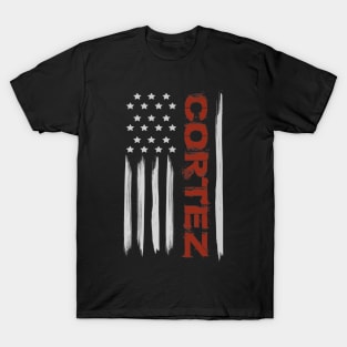 Alexandria Ocasiocortez Aoc Bronx Usa Vintage Flag T-Shirt